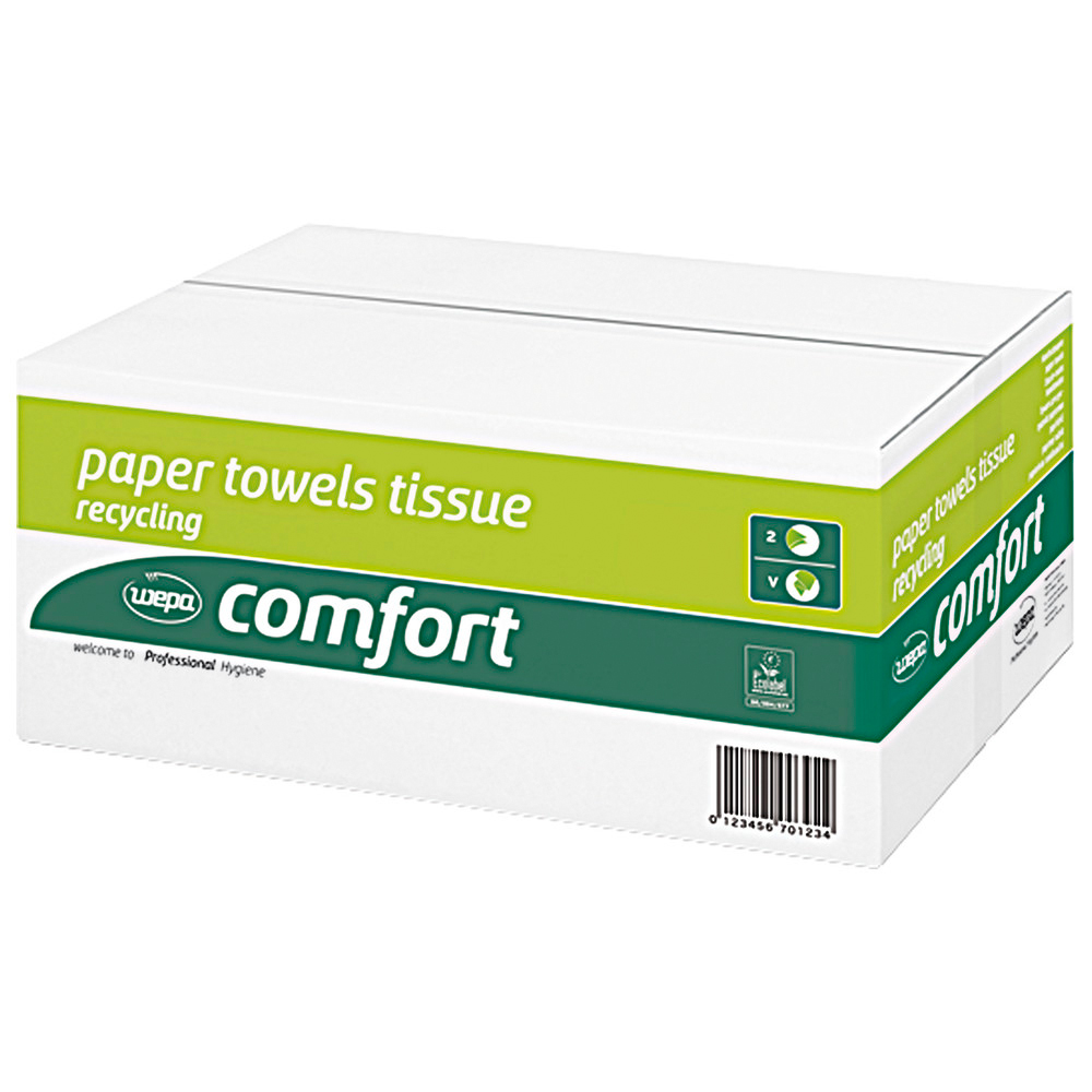 Handtuchpapier Wepa Comfort, 25 x 23 cm, 3.200 Blatt