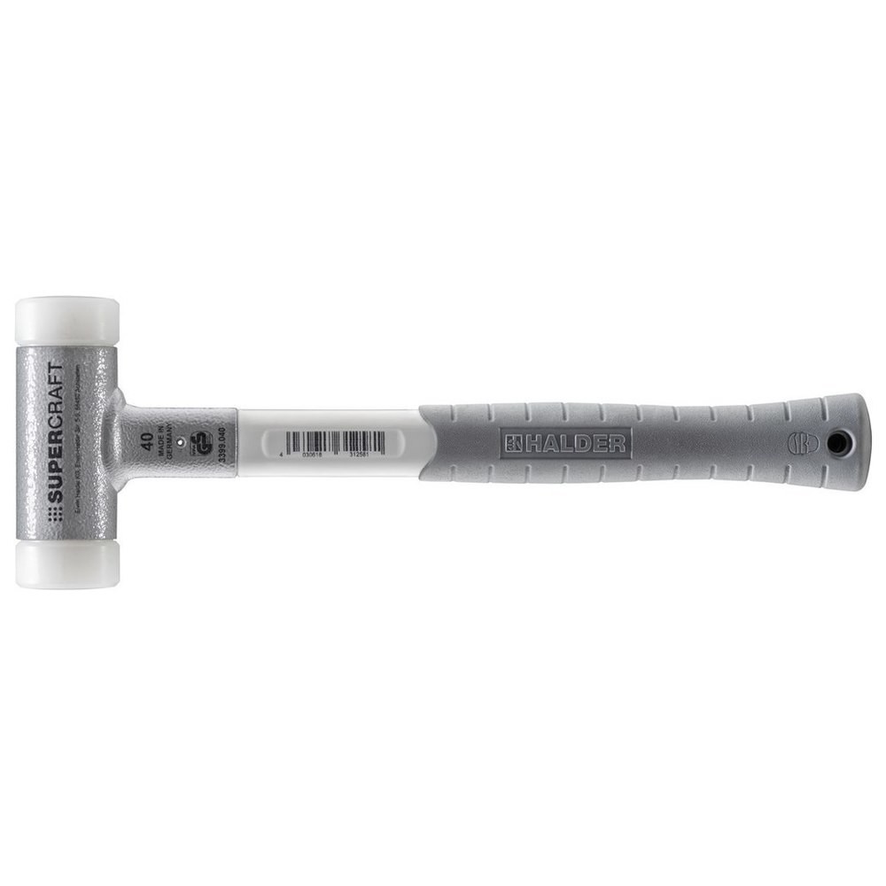 Schonhammer SUPERCRAFT 40mm rückschlagfrei mit 3-Komponentengriff HALDER