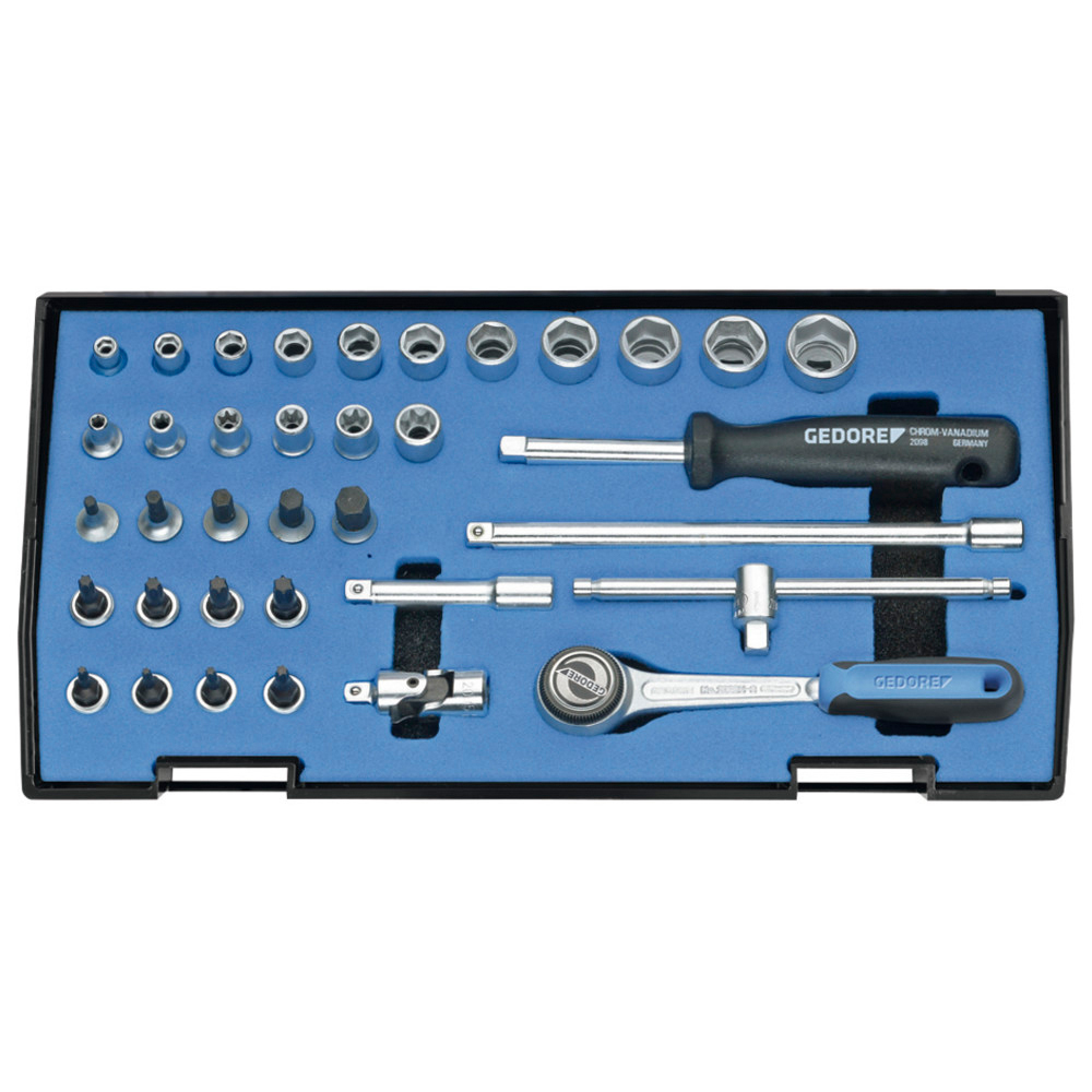 Steckschlüsselgarnitur 1/4" 36-teilig 20 ITU-3