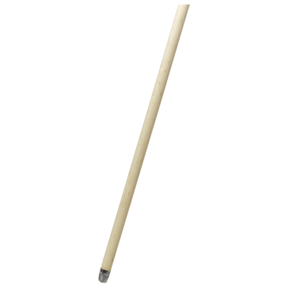 Holzstiel mit Metallgewinde und Gewindeeinsatz, 1.400 mm