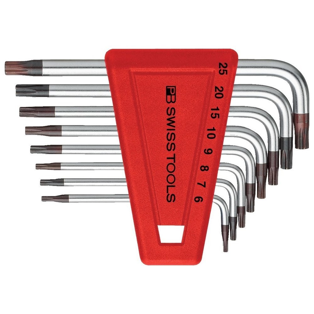 Winkelschraubendreher- Satz im Kunststoffhalter 8-teilig T6-T25 PB Swiss Tools