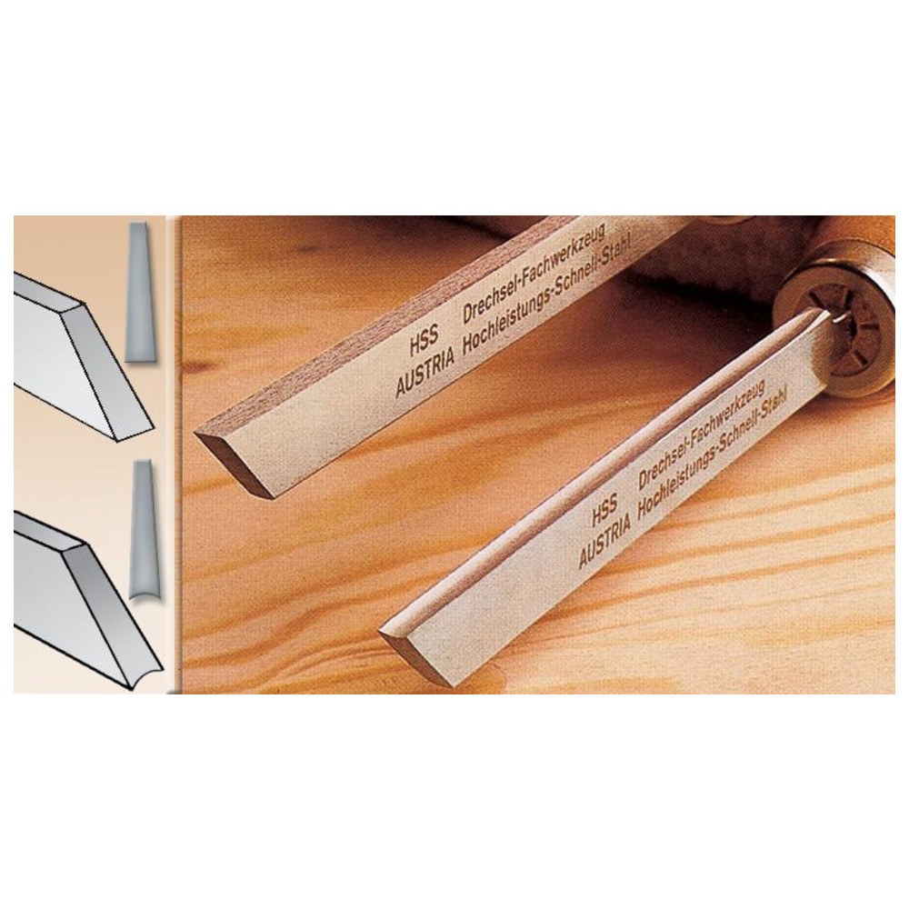 Abstecher, HSS, konisch geschliffen, 15 x 6 mm