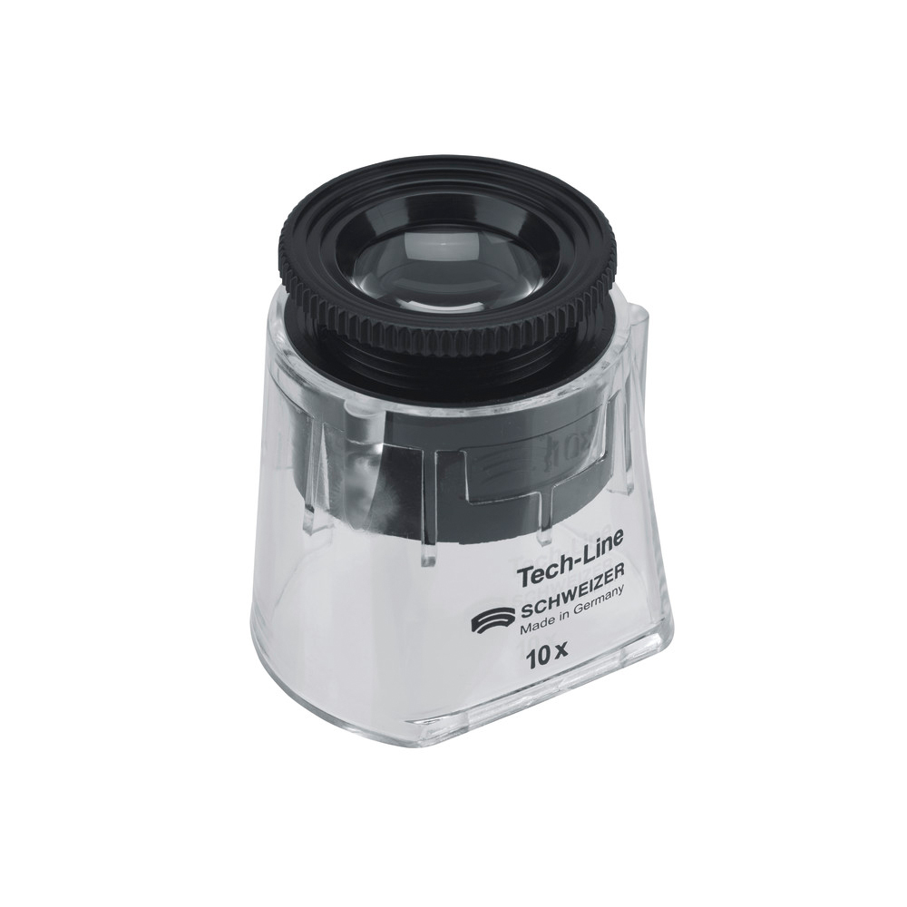 Standlupe Tech-Line VARIO-FOKUS 10x, Ø 22,8 mm, aplanatisch