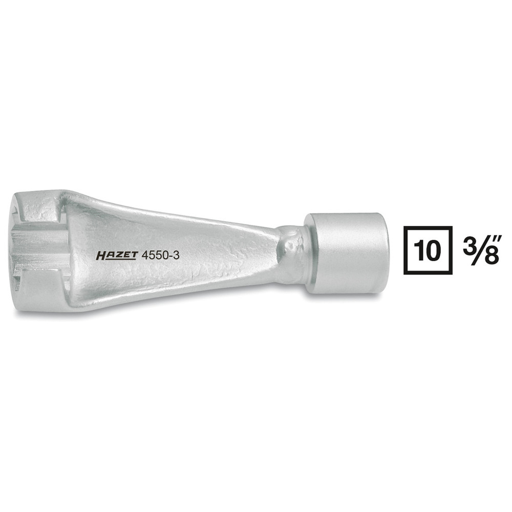 Einspritzleitungs-Schlüssel 4550-3 - Vierkant hohl 10 mm (3/8 Zoll) - Außen-Dop