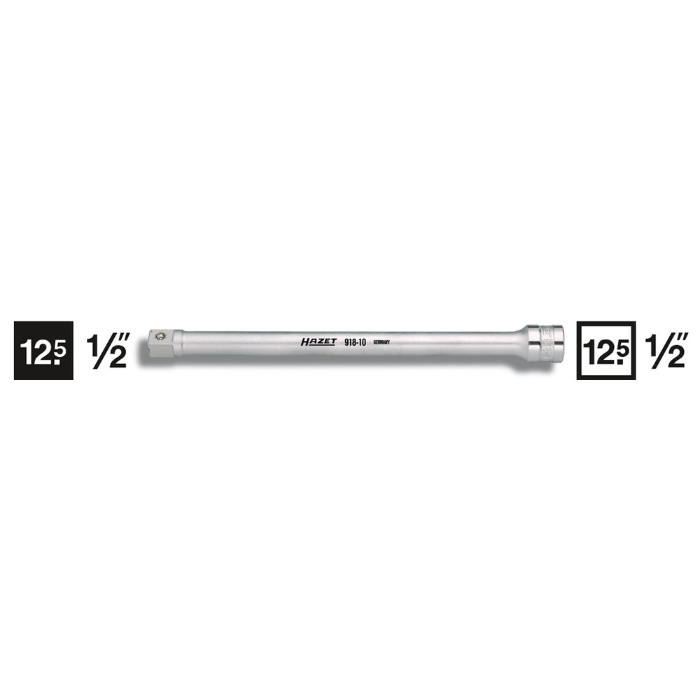 Verlängerung 918-10 - Vierkant hohl 12,5 mm (1/2 Zoll) - Vierkant massiv 12,5 m