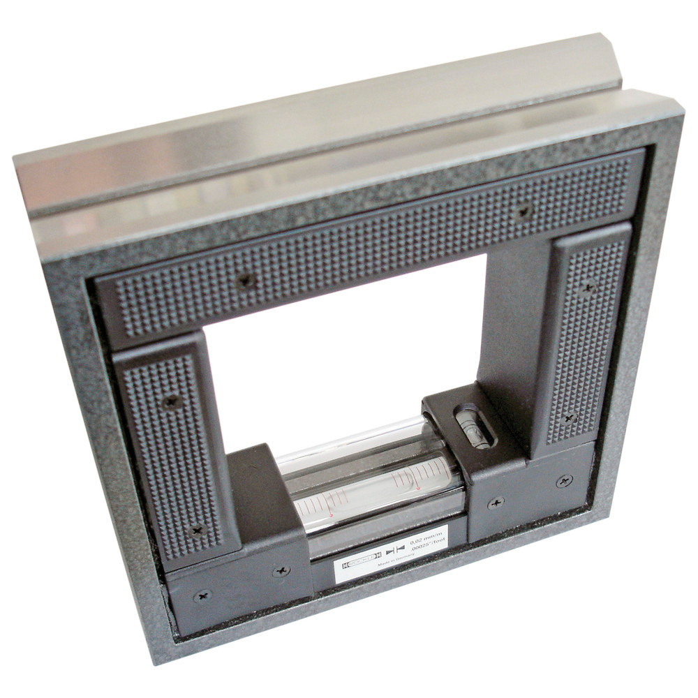 Rahmen-Richtwasserwaage 200 x 200 mm/0,3 mm/m