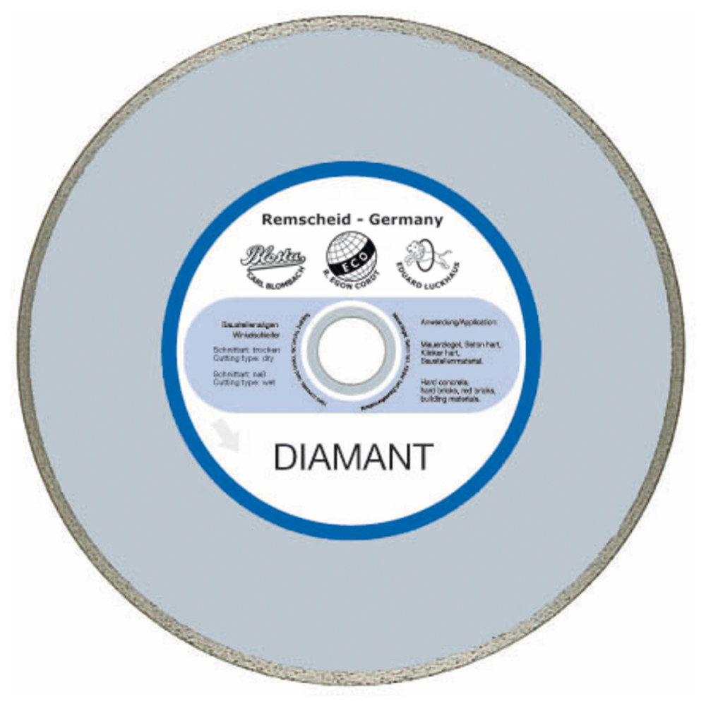 Diamant-Trennscheibe, Ø 115 mm, Segmentgröße 5 x 1,4 mm