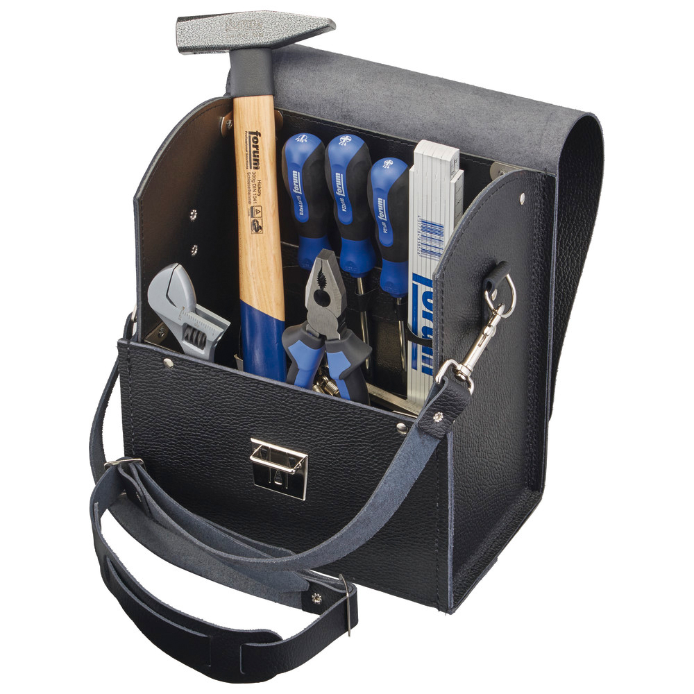 Werkzeug-Tasche Leder 280 x 140 x 210 mm