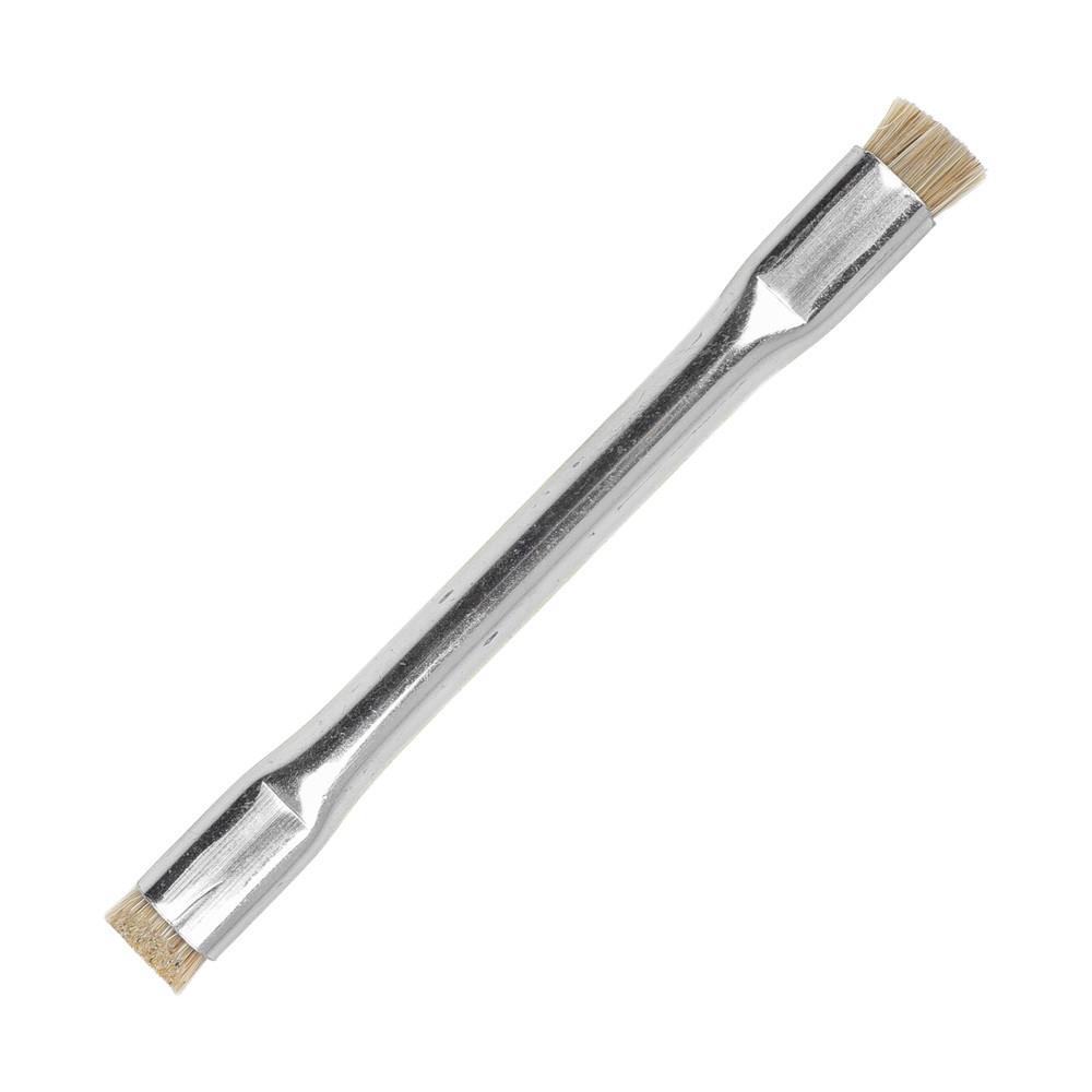 Pinsel mit Metallstiel, Pferdehaar, beidseitig, 13/114 mm