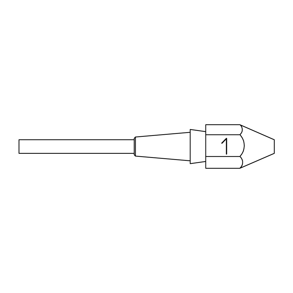 Saugdüse Serie XDSL, XDSL 1/1,4 mm, 2,5 mm