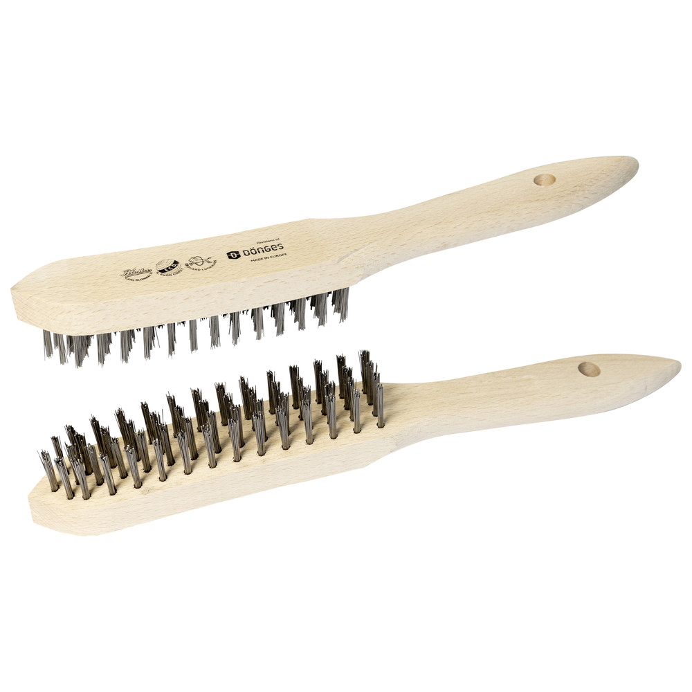 Handdrahtbürste, Stahldraht, 3 reihig ECO/BLOSTA/LÖWE, 145/295 mm, 29 mm
