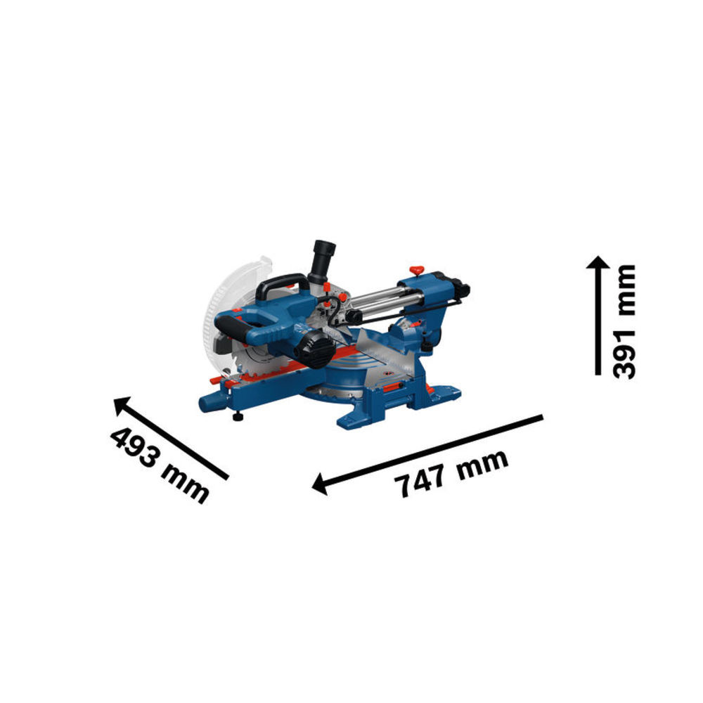 Bosch Professional Kapp- und Gehrungssäge GCM305-216S, Bild 3
