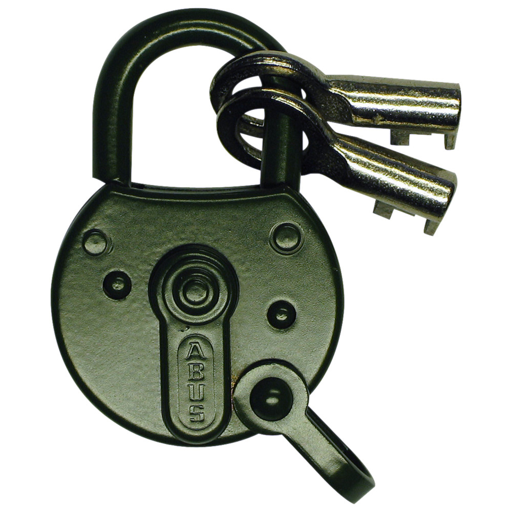 Hangschloss Armeeschloss Bundeswehr oliv, Durchmesser 40 mm