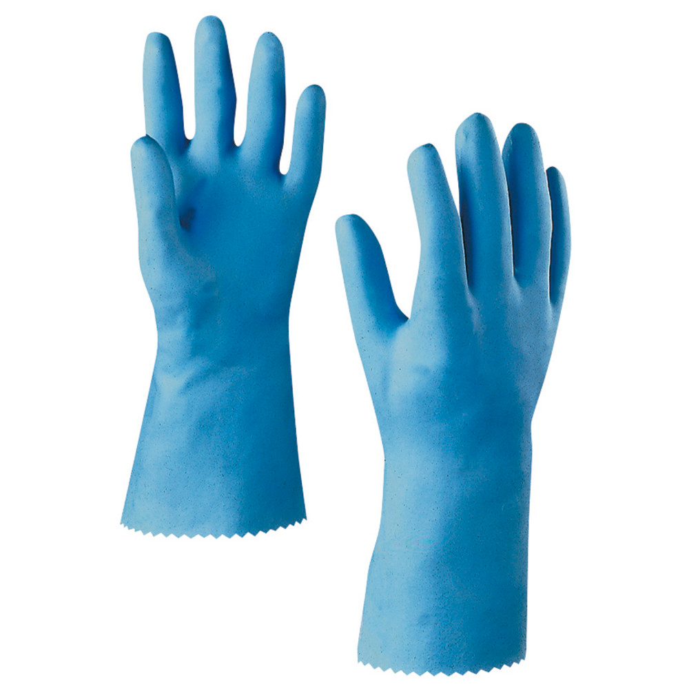 Handschuh Jersette 300, EN 388, EN 374, blau, Gr. 10