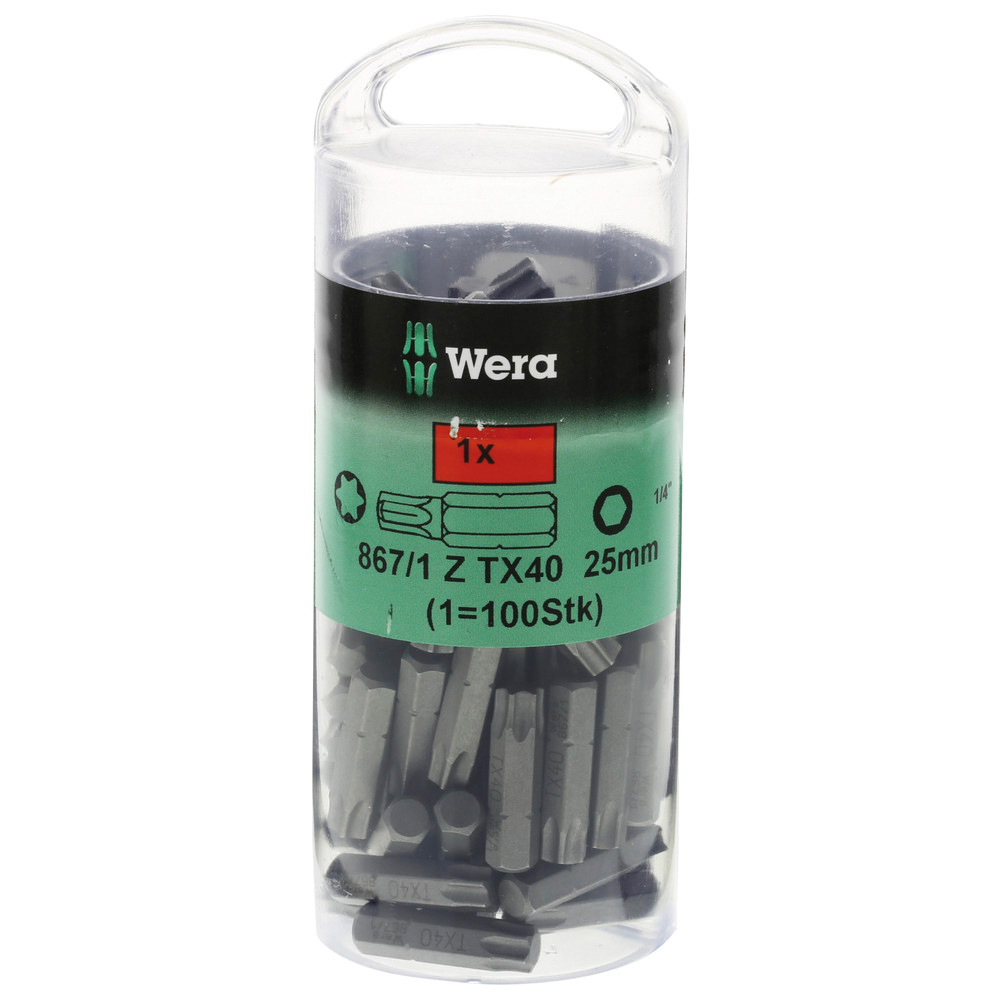 Bit 1/4" DIN3126 E6,3 T40 x 25 mm 100er Pack