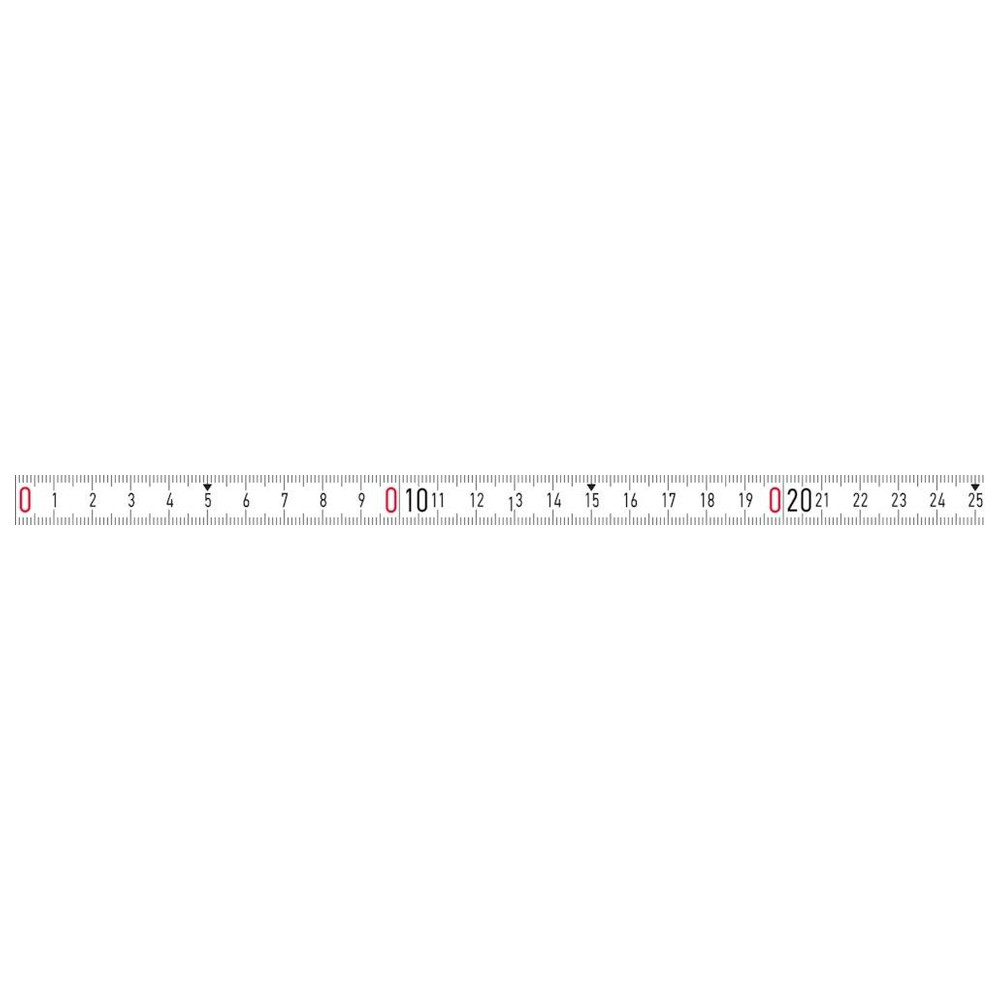 Bandmaß weiß 2mx13 mm selbstklebend LNR-SK