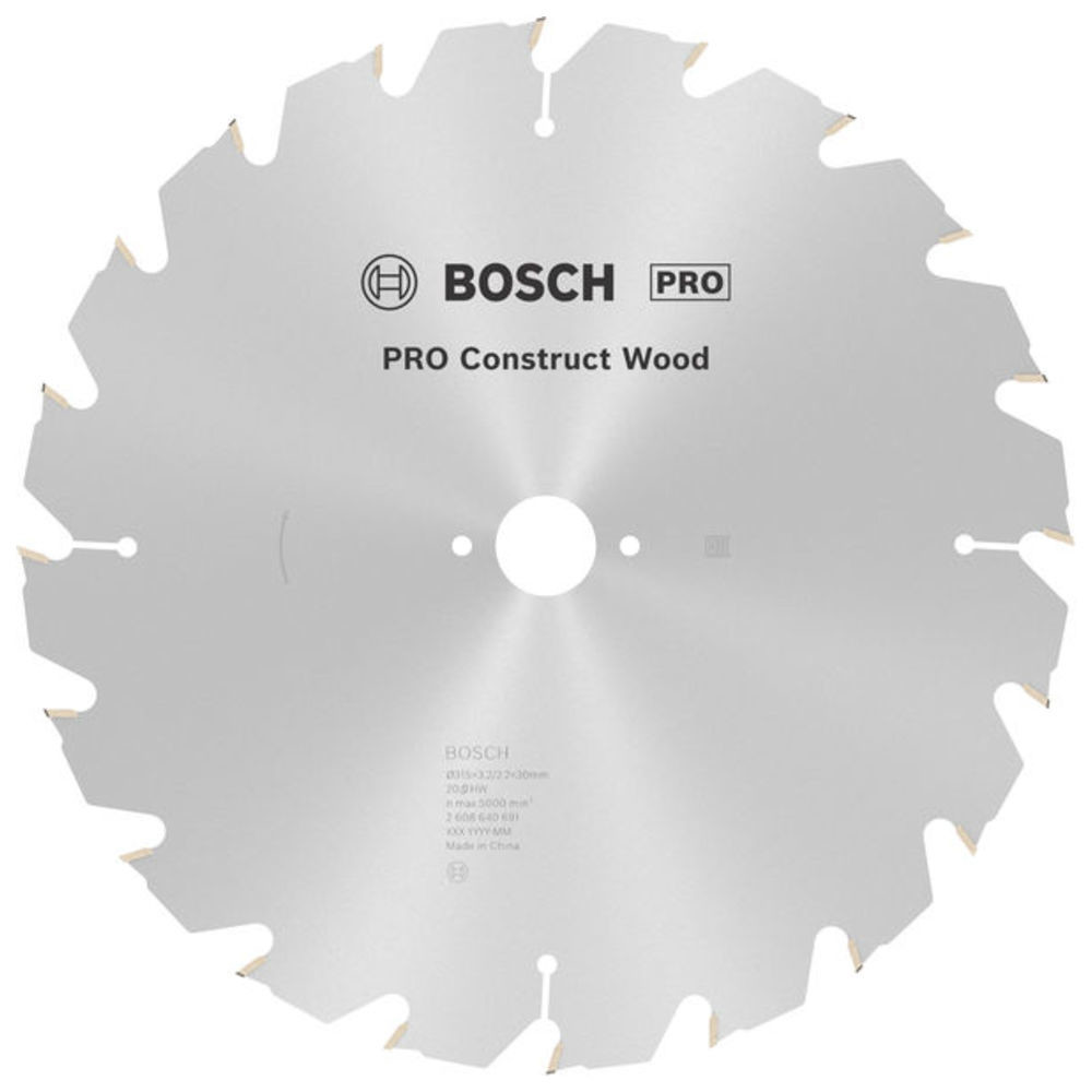PRO Construct Wood Kreissägeblatt, 315 x 3,2 x 30 mm