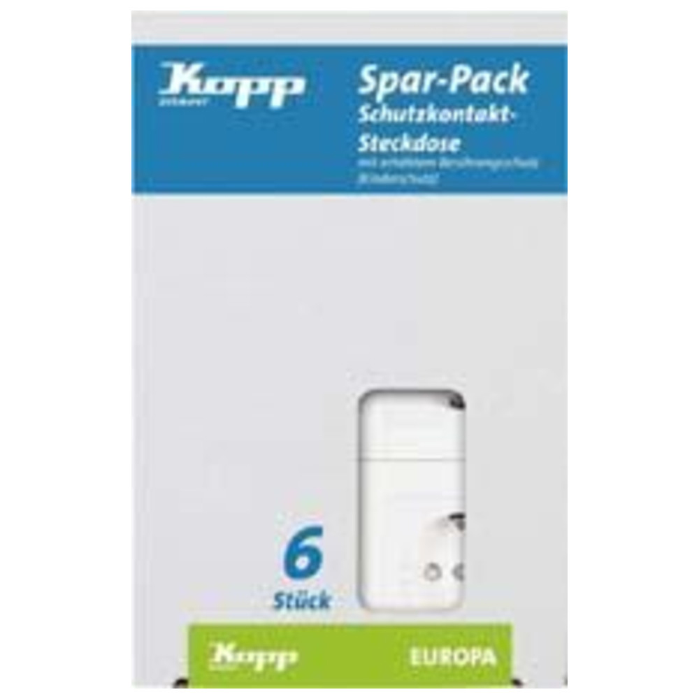 Profi-Pack á 6 Schuko- Steckdosen UP EUR arkt.ws