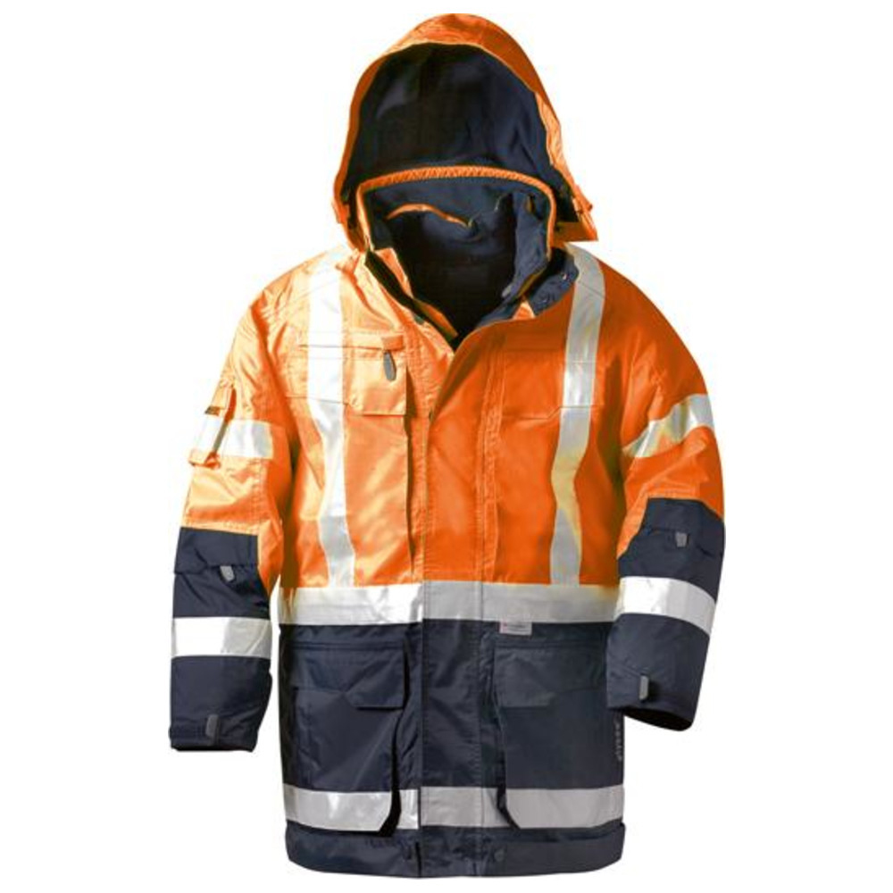 Warnparka Wallace, 4in1, Gr. 2XL, orange