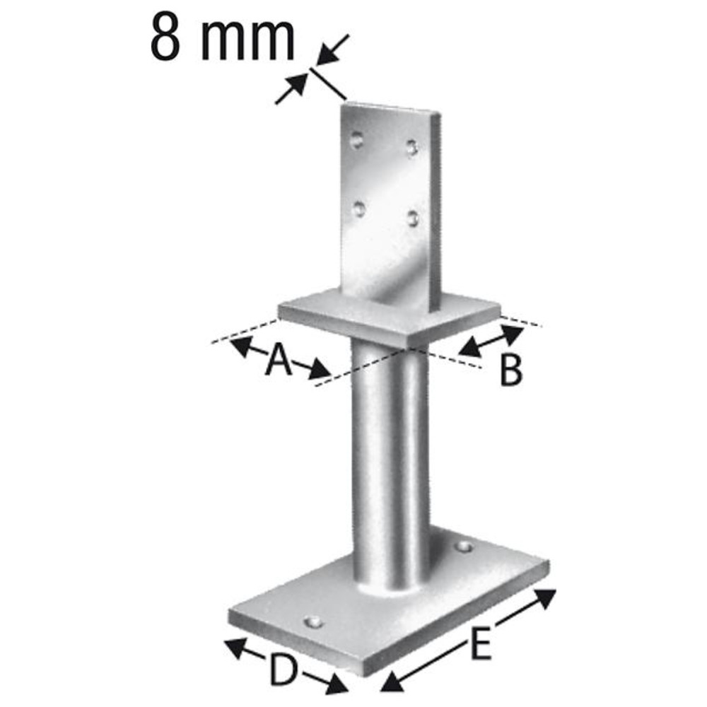 Stützenfuß PISB160G-B SST