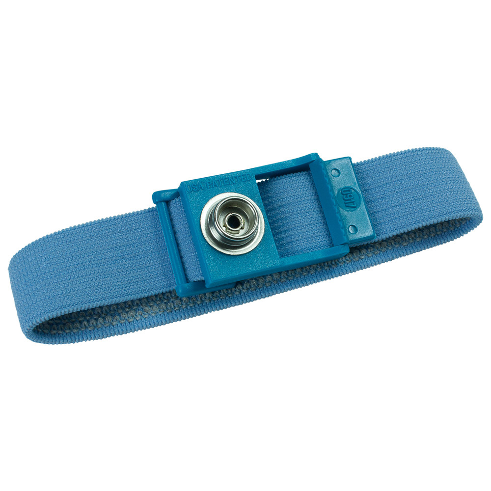 WETEC Handgelenkband, ESD, hellblau, 10 mm