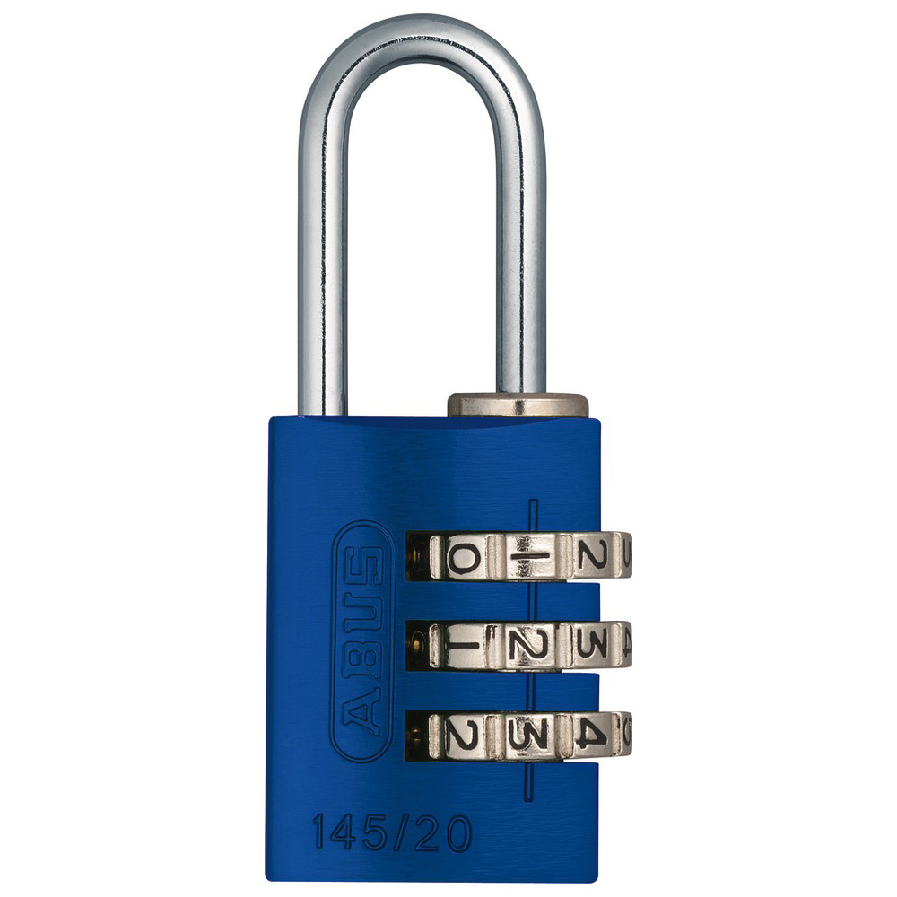 Zahlenschloss Serie 145, Typ 145/20 blau mit EAN