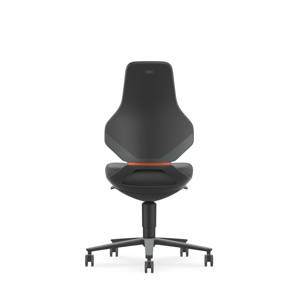 Bimos Drehstuhl Texon, mit Rollen, ESD, Supertec schwarz, Bild 4