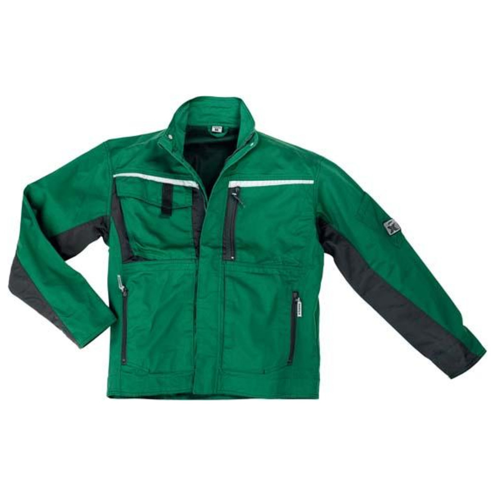 Arbeitsjacke Champ, Gr. L, grün/grau