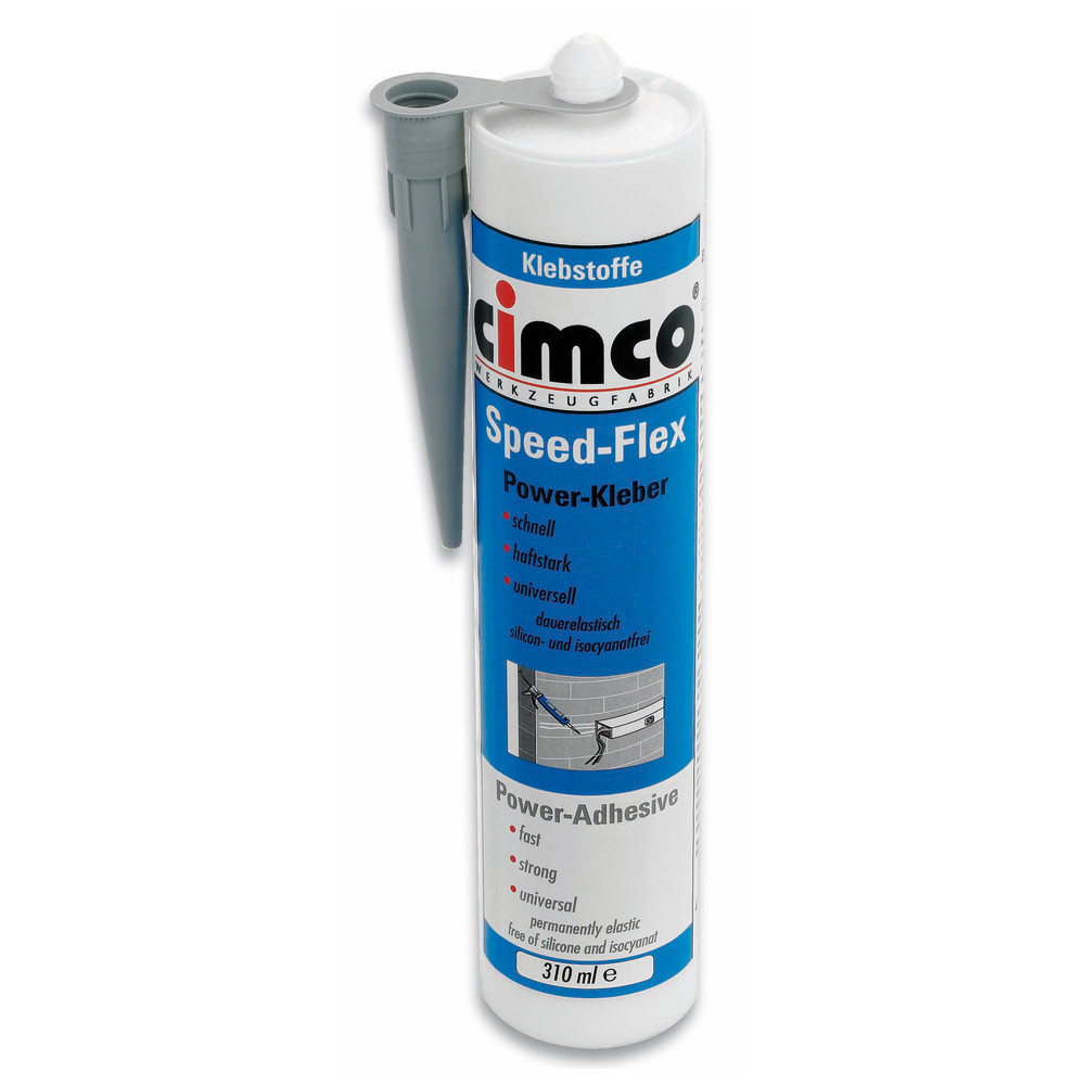 Montagekleber zum schnellen universell einsetzbaren Verkleben von Metallen, grau