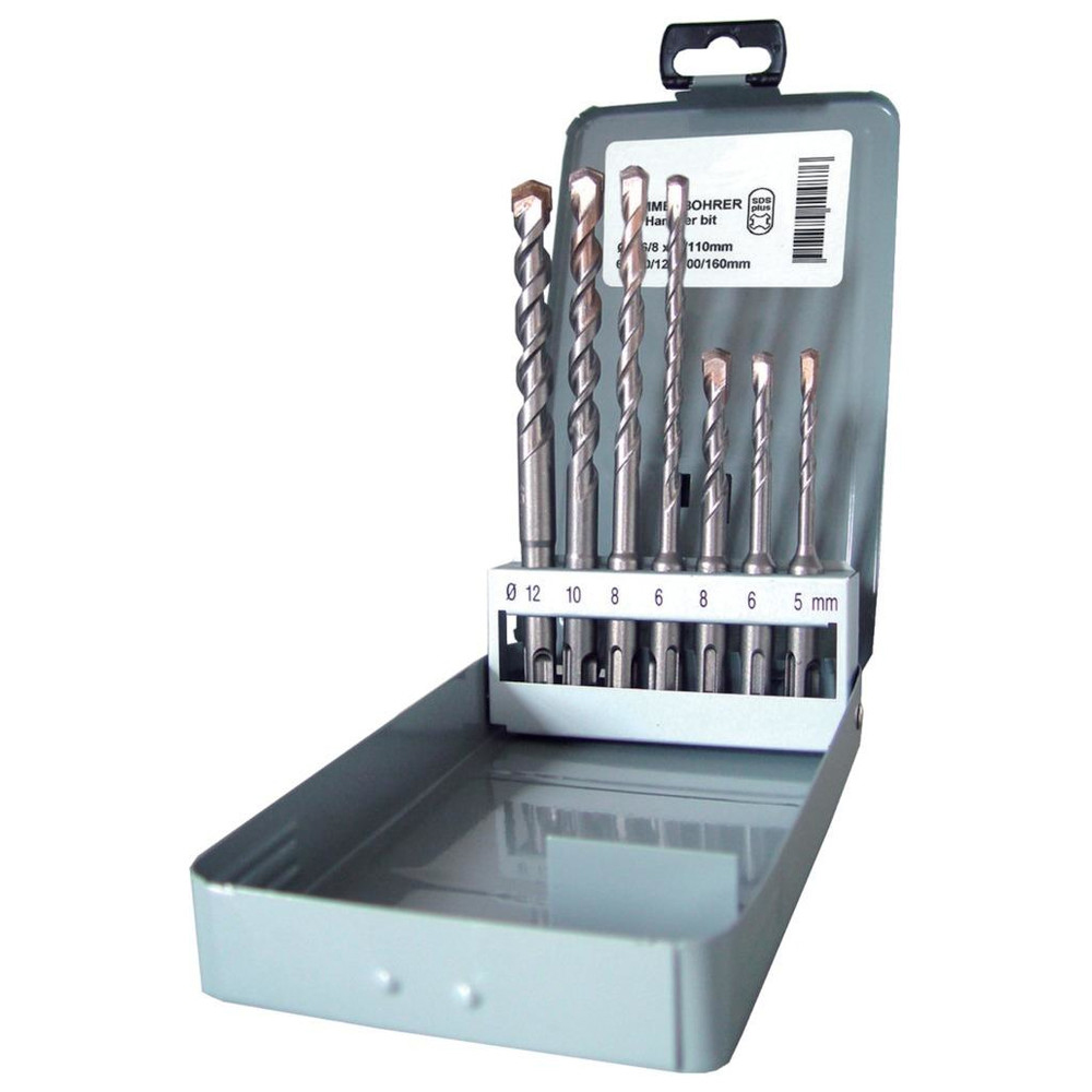SDS-plus-Bohrer-Satz 7-teilig 5-12 mm