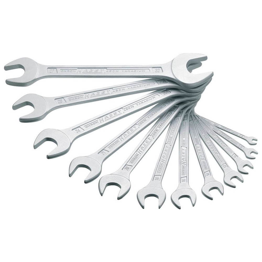 Doppelmaulschlüssel-Satz DIN 3110 12-teilig 6-32 mm