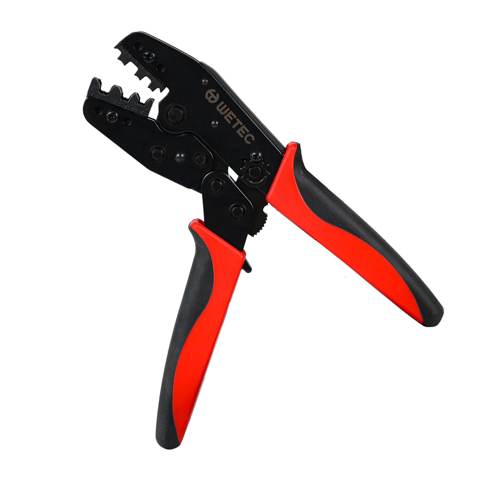 WETEC Presszange für unisolierte Kabelschuhe, 0,5-6,0 mm², mit Positionierhilfe, Bild 3