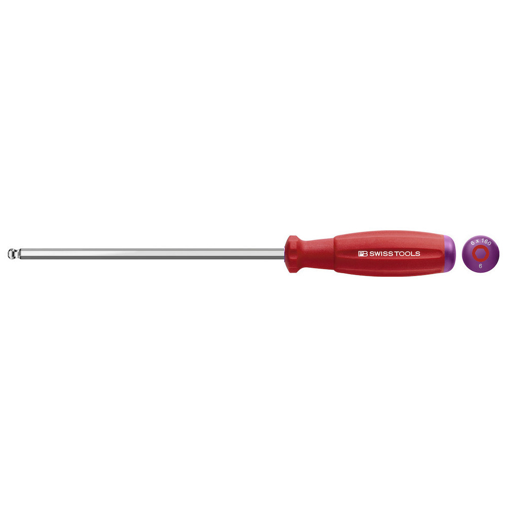 Schraubendreher 8206S Innensechskant 6x160mm mit Kugelkopf SwissGrip PB Swiss To