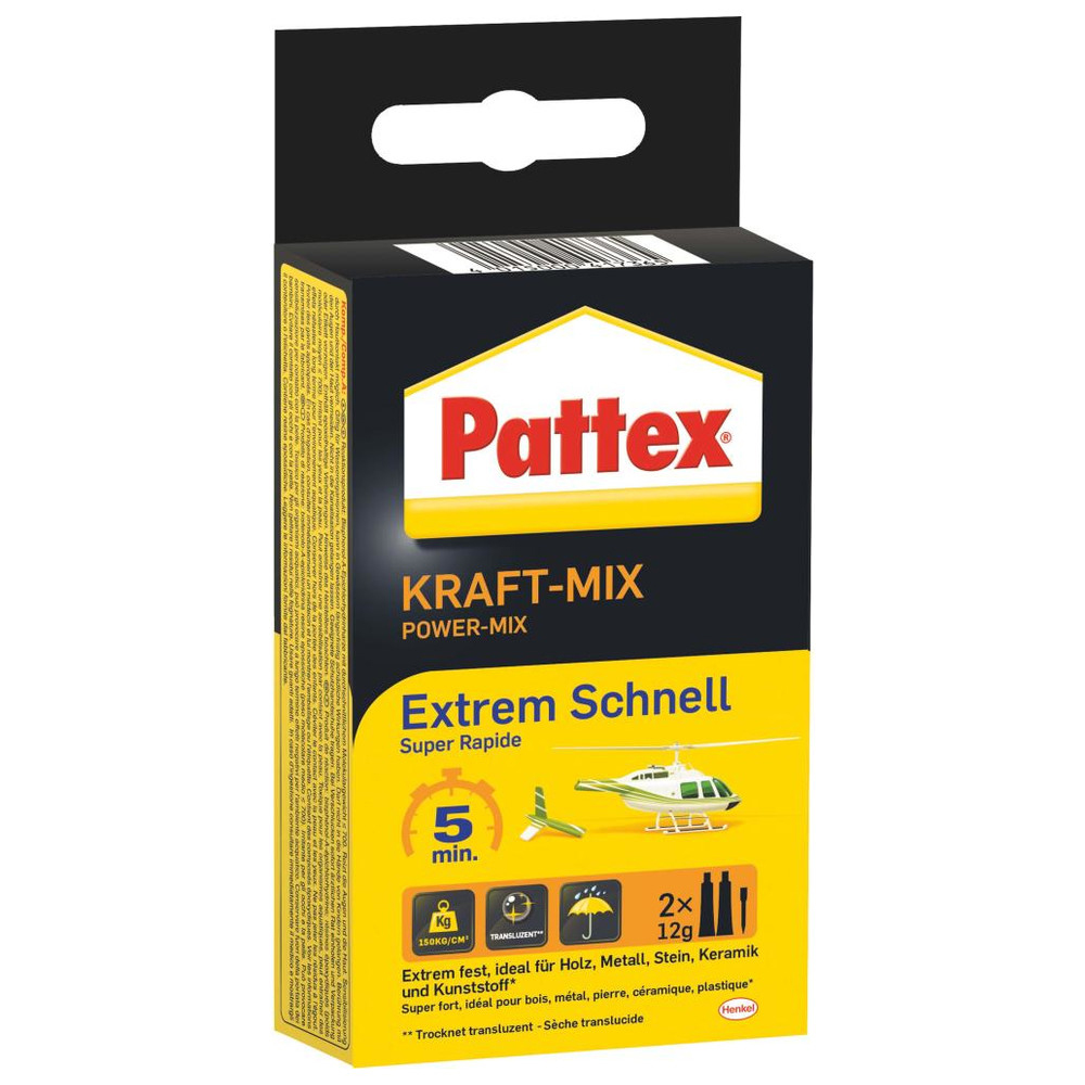 Pattex Kraft Mix Extrem Schnell 2 x 12g (F)