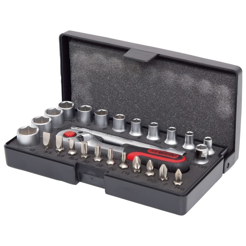 Steckschlüssel-Satz 1/4" 26-teilig