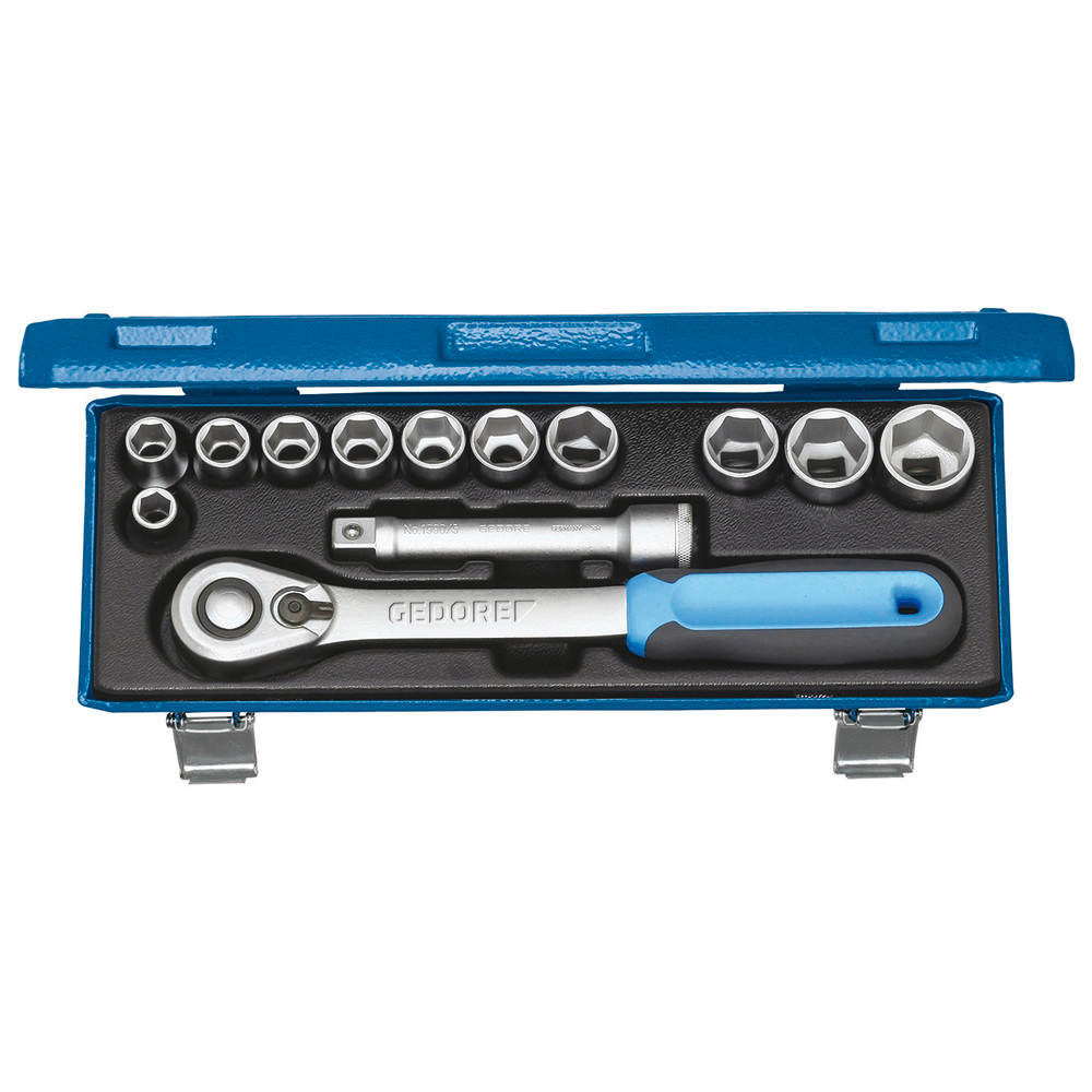 Steckschlüsselgarnitur 1/2" 13-teilig 19 KMU-20