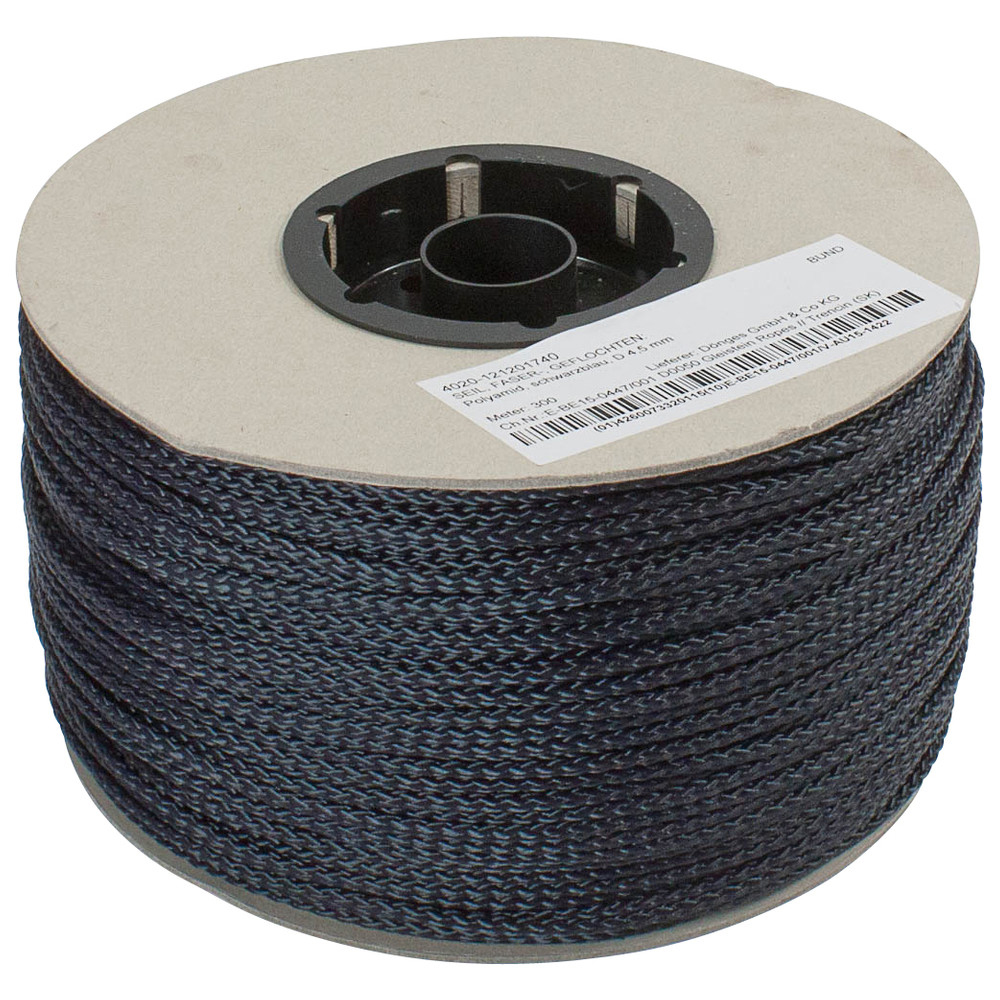 Polyamidseil, 4,5 mm, 300 m, schwarzblau