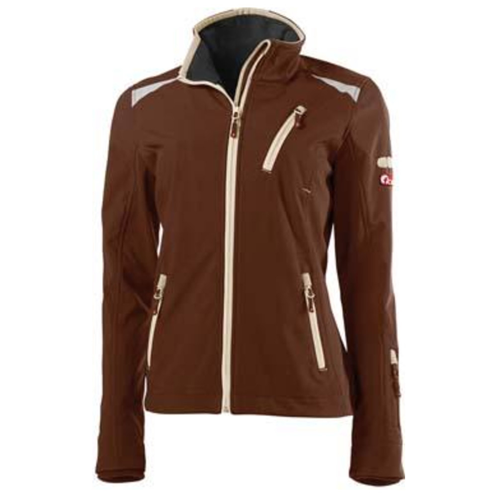 Damen Jacke 24, Brown/beige, Gr. L