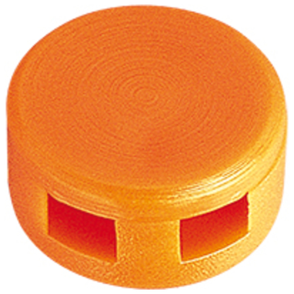 Kunststoff-Plomben, orange, Ø 9 mm