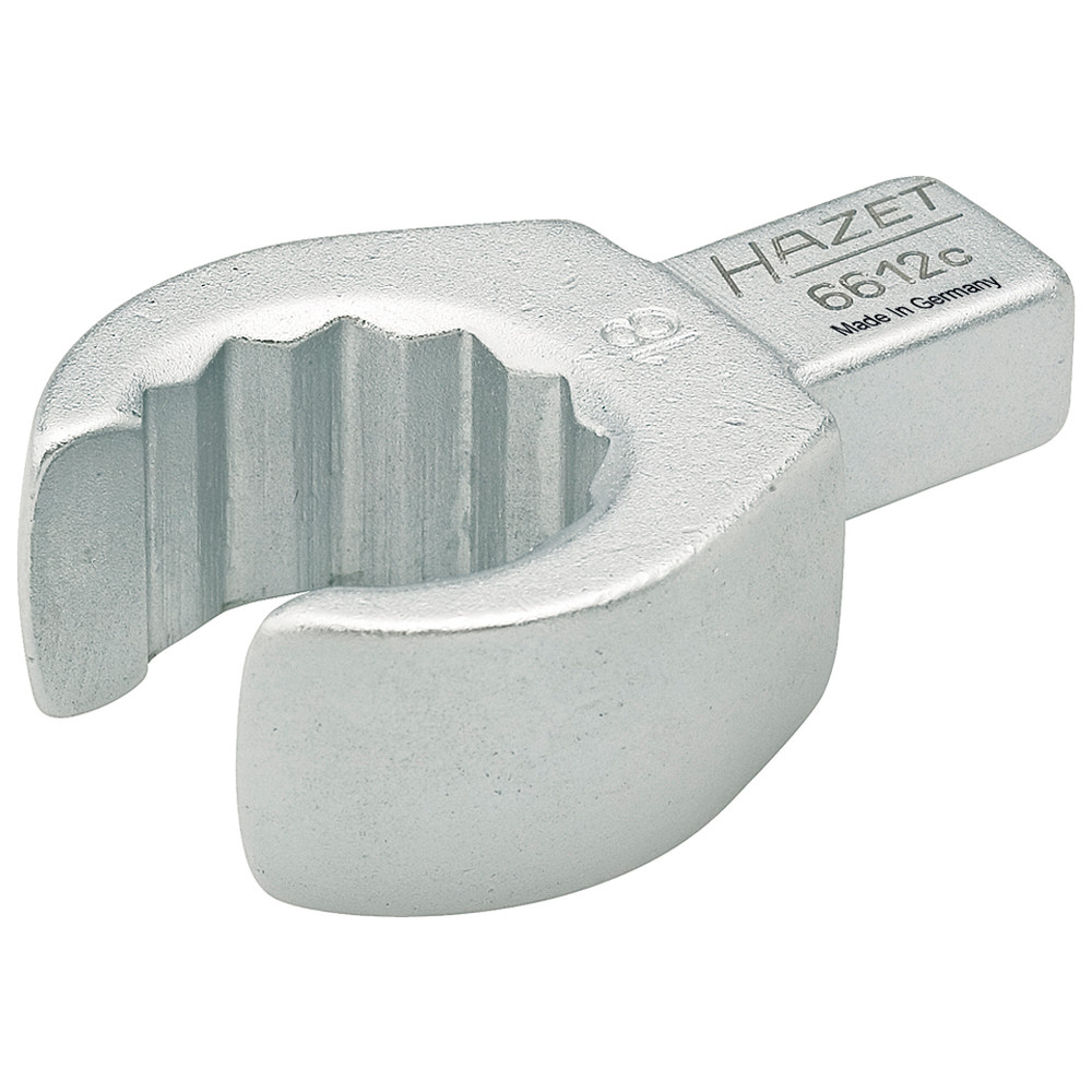 Einsteck-Ringschlüssel (offen) 6612C-12 - Einsteck-Vierkant 9 x 12 mm - Außen-D