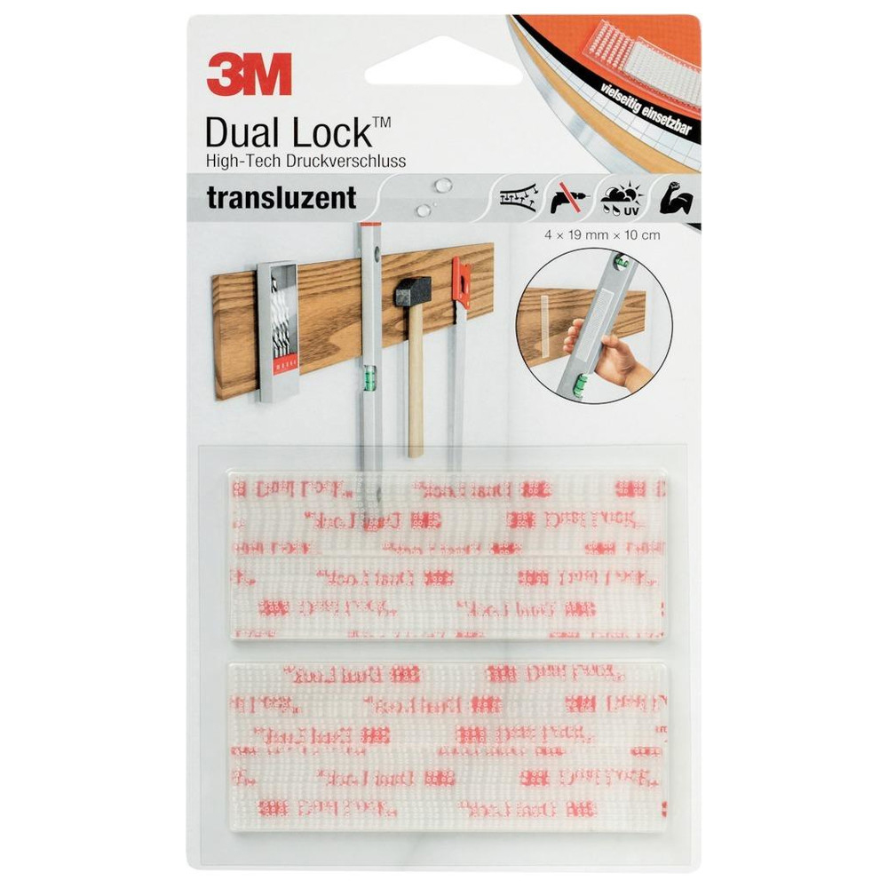 Dual Lock High-Tech Druckverschluss 4 x 19 mmx10cm