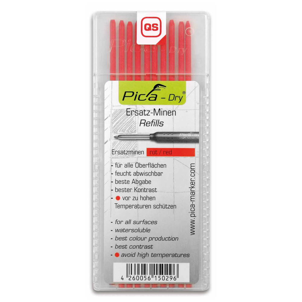 10er Pack Ersatzminen Rot zu 212151