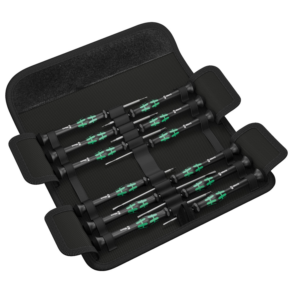 Elektronik-S-Dreher Satz 12-teilig in Tasche