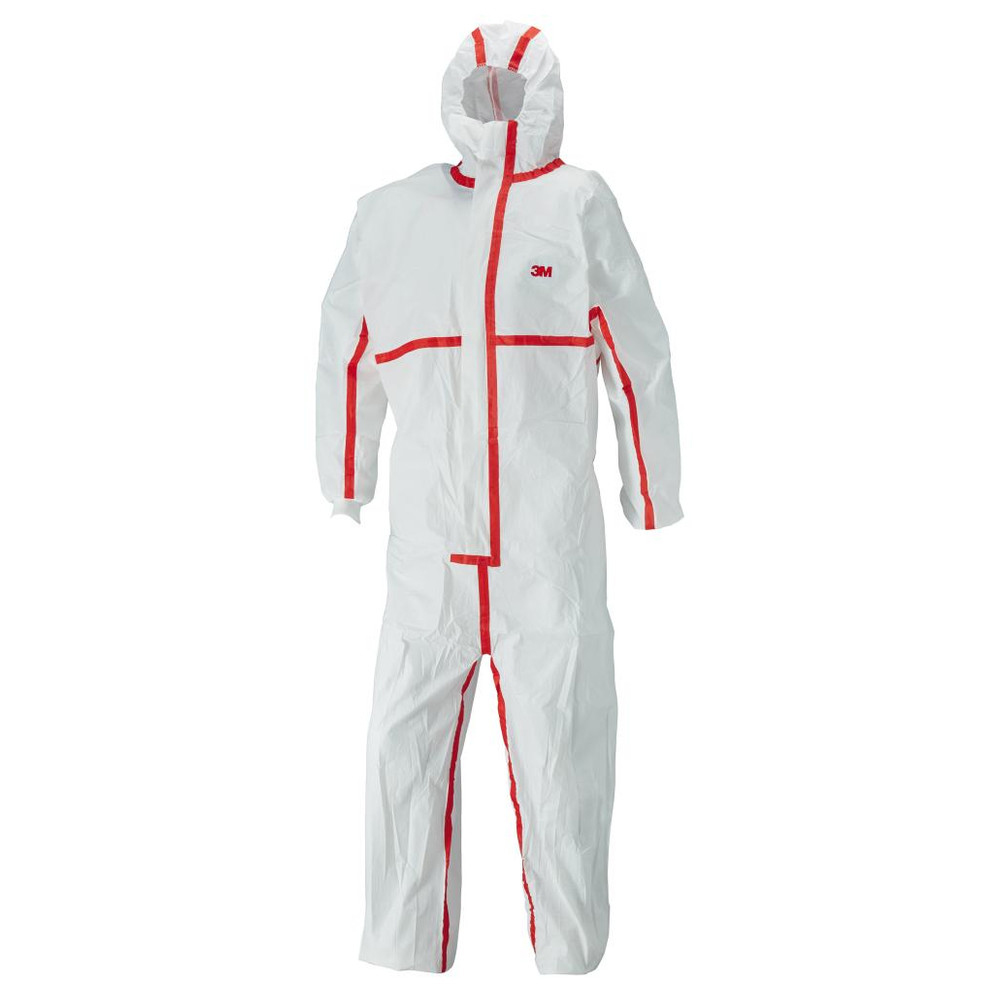 Schutzanzug 4565, weiß/rot Typ 4/5/6 Gr. 4XL