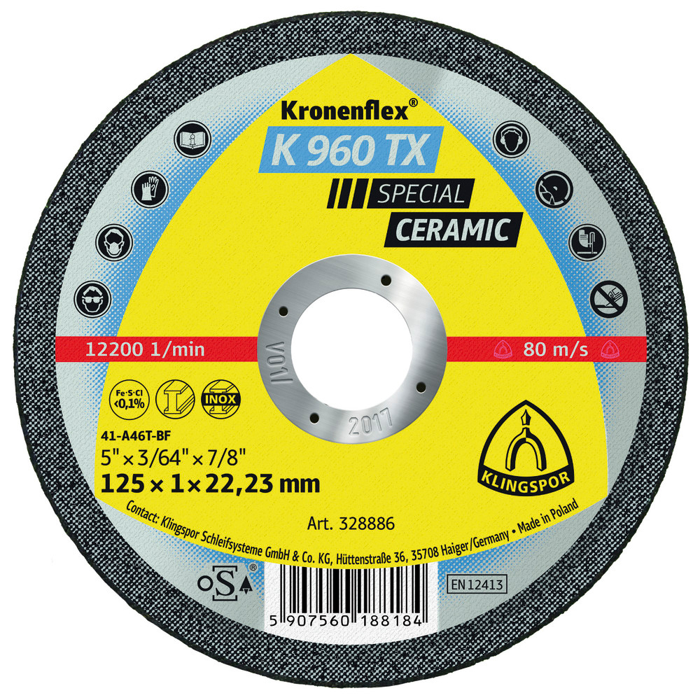 Trennscheibe K 960 TX 115 x 1 mm gerade