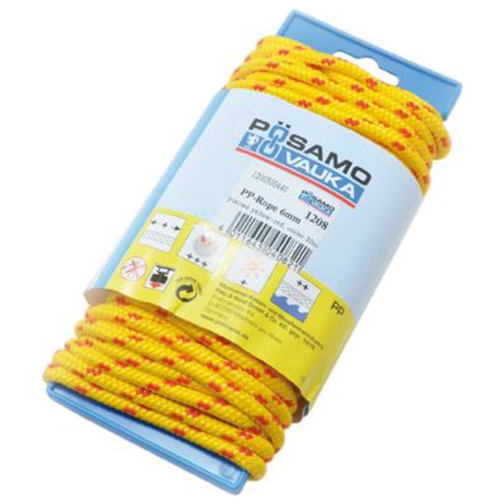 PP-Seil 4,0 16x-geflochten blau/weiss LG-HASPEL 20 m