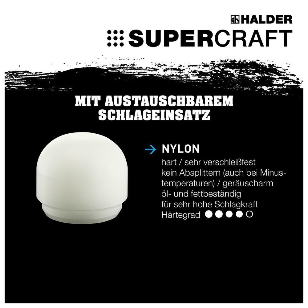 Schonhammerk. SUPERCRAFT 25mm Nylon abgerundet HALDER