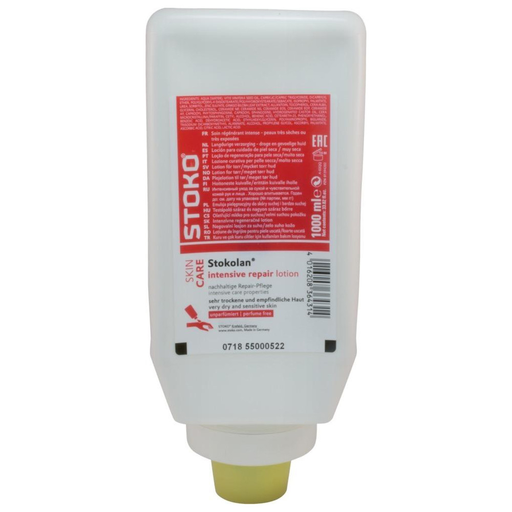 Stokolan Intensive Reparatur Lotion unparfümiert 1000 ml Softflache