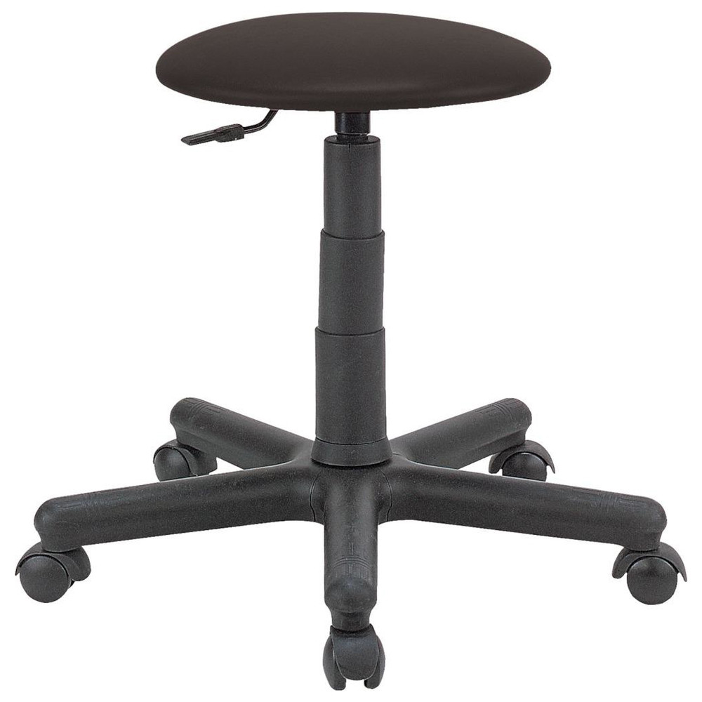 Hocker Goliat Kunstleder schwarz