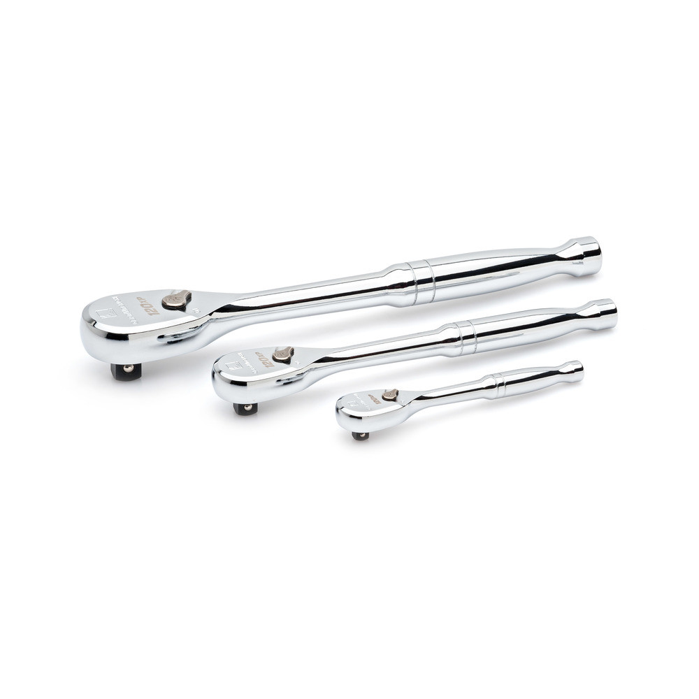 1/4", 3/8" & 1/2" Umschaltknarren Satz 120XP, 3-tlg.
